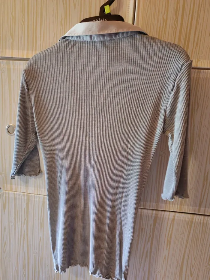 Tee-shirt femme manches 3/4 - photo numéro 2