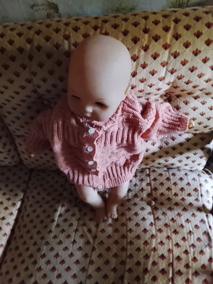 Veste fille 6 mois fait main