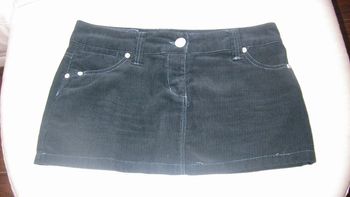 Jupe velours noire taille 38 Jennyfer