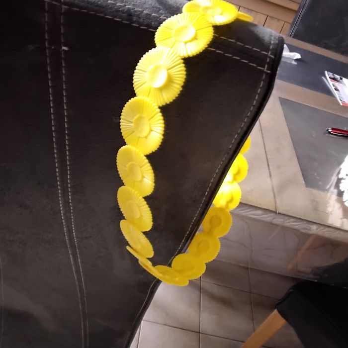 Ceinture jaune femme vintage - photo numéro 4