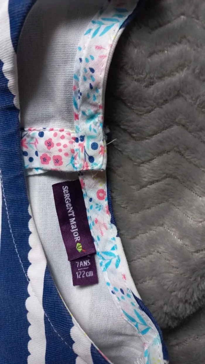 Superbe robe marine type marinière t7 SM - photo numéro 9