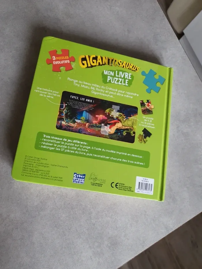 Livre Puzzle Gigantosaurus - photo numéro 4