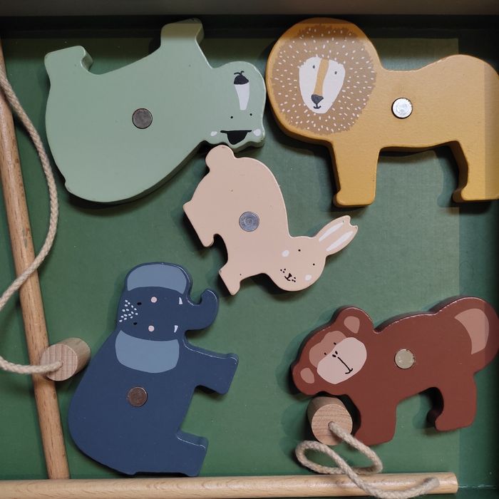 Jeu de pêche à la ligne aimanté en bois Trixie - photo numéro 2