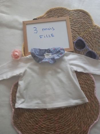 Blouse fille 👧 3 mois