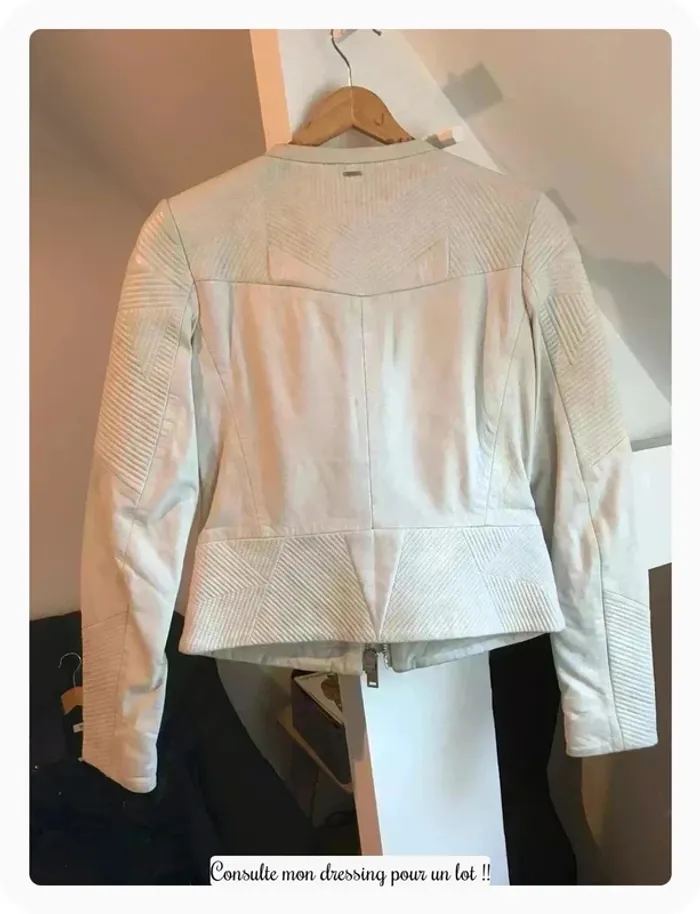 Veste cuir ikks avec étiquette - photo numéro 8