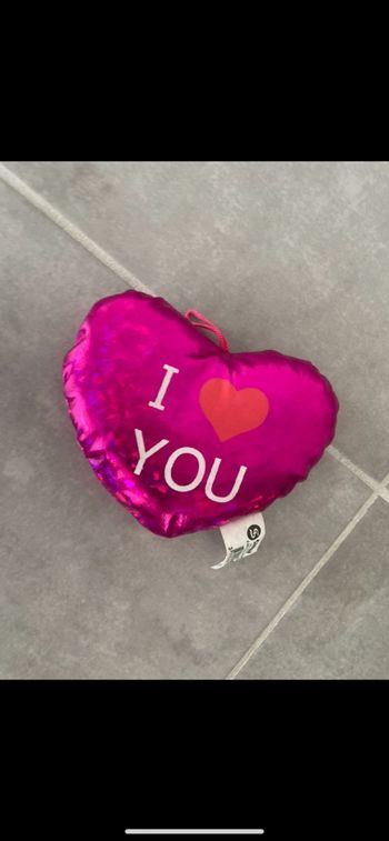 Peluche cœur love you