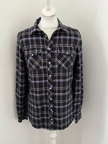 Chemisier à carreaux camaïeu M
