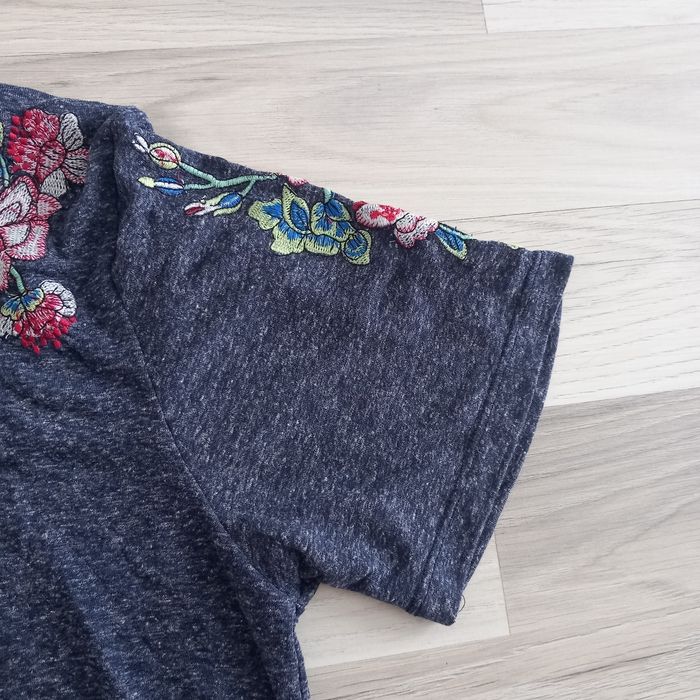 T-shirt femme anthracite à motifs Lady Blush taille M - photo numéro 3