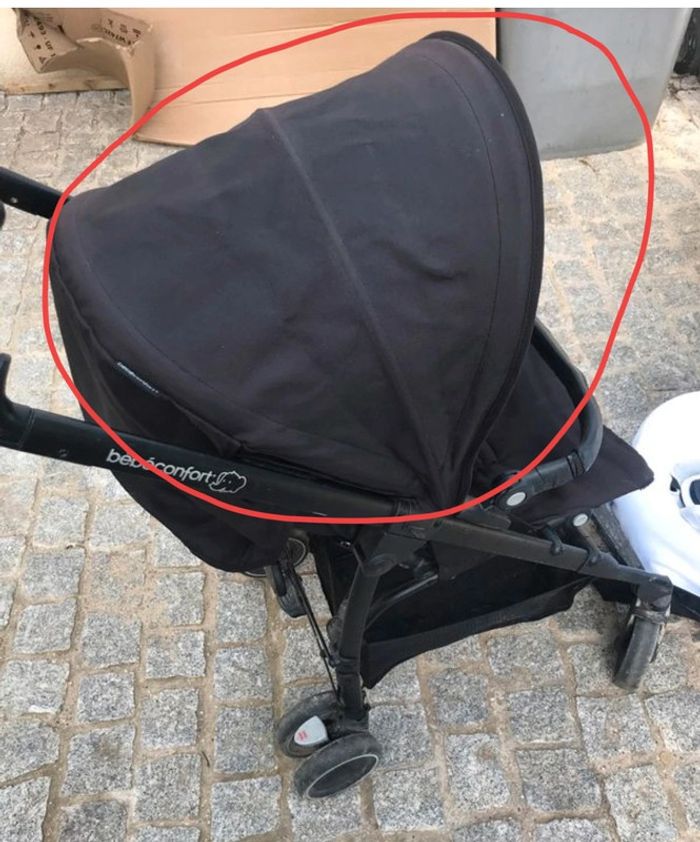 Capote capuche poussette maia bébé confort