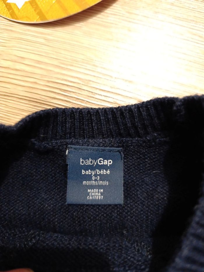 Pull baby gap 0/3mois - photo numéro 4