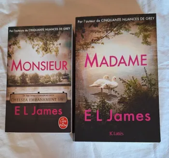 Lot livres Monsieur & Madame E.L. James