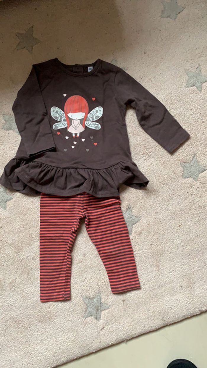 Ensemble 12 mois bébé fille