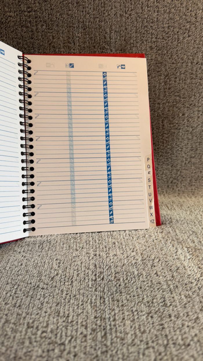 Répertoire spirale A5 couverture rouge - photo numéro 10