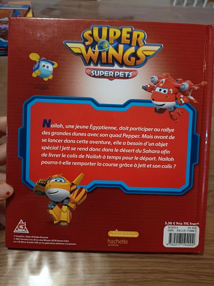 Livre super wings Un rallye dans le désert - photo numéro 2