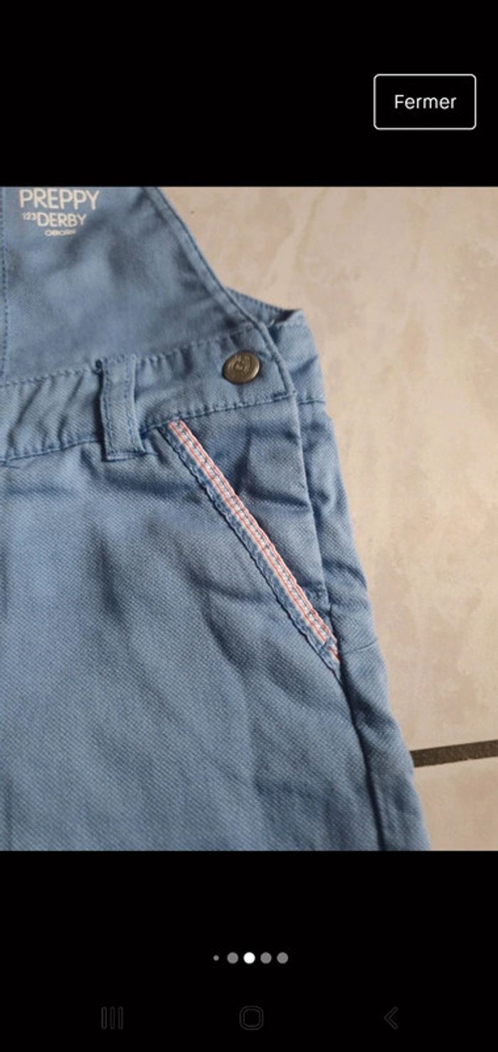 Salopette short été okaidi neuf 23 mois - photo numéro 5
