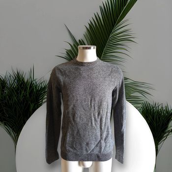 Pull - sweat - gris - coton