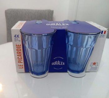 Lot de 4 Verres Duralex "Le Picardie" - Neufs