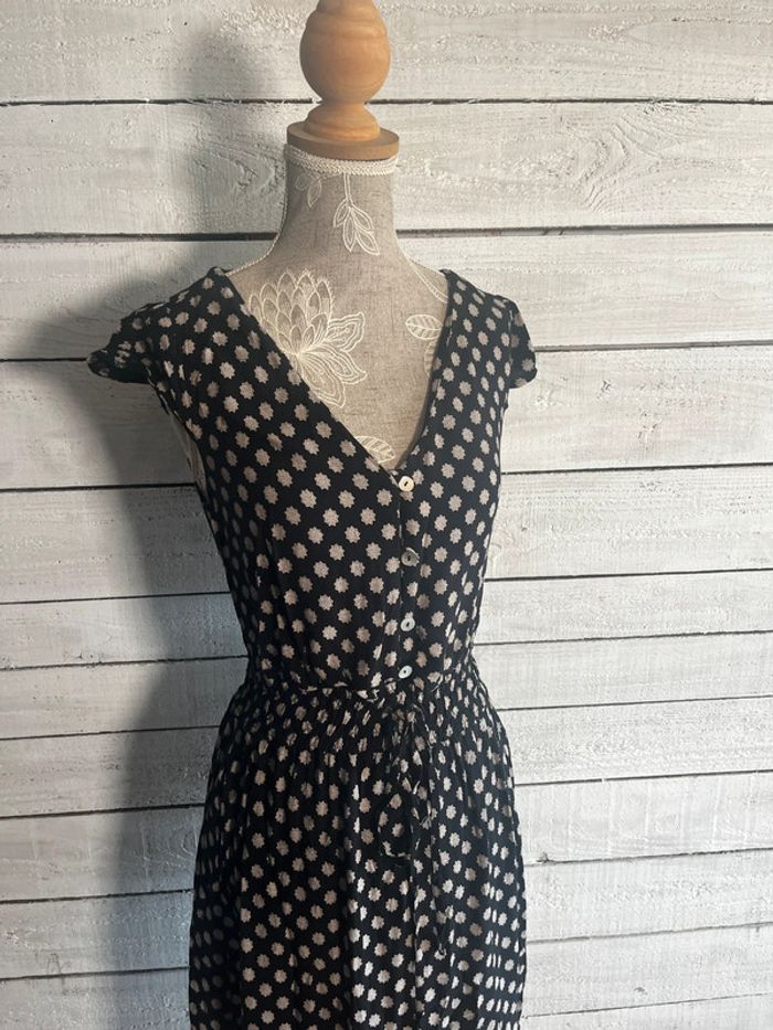 Robe longue printemps vintage asymétrique - photo numéro 3