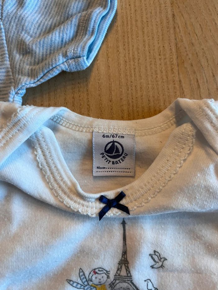 Bodies Petit bateau 6 mois - photo numéro 3