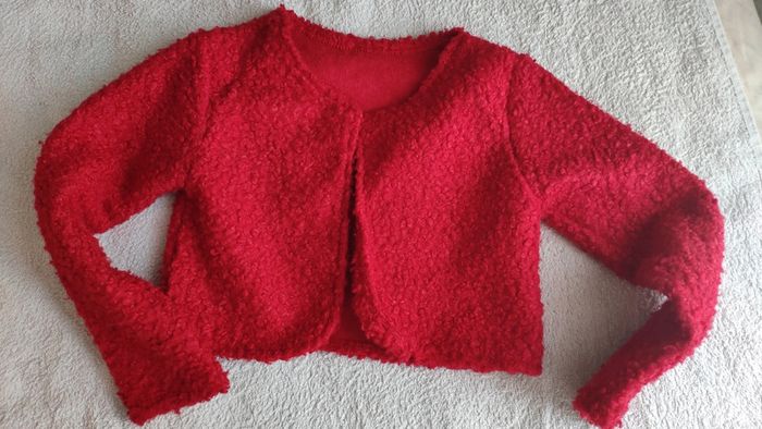 Robe et gilet cérémonie rouge et noire 4 à s - photo numéro 4
