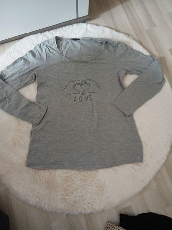 tee-shirt manche longue 38/40