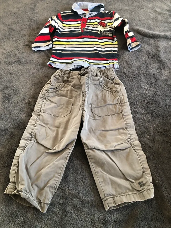 Lot vêtements bébé garçon 12 mois - photo numéro 3
