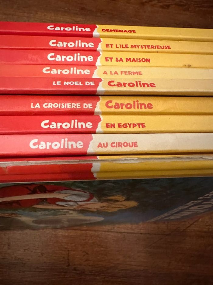 Lot de 9 livres rares état satisfaisant Caroline bd album Pierre Probst couleurs multicolore - photo numéro 3