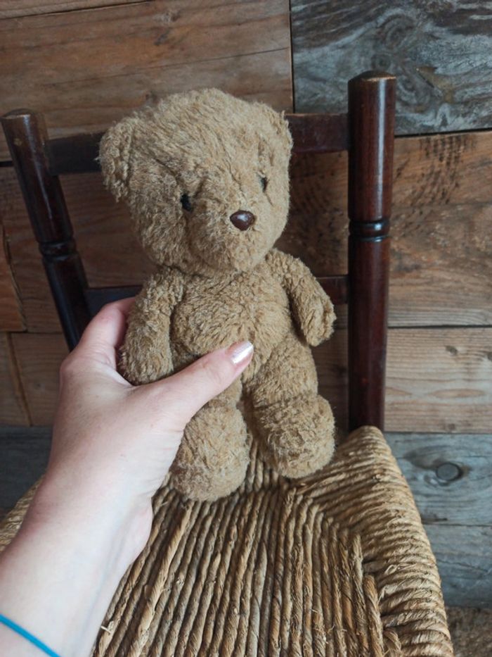 peluche petit ours marron ajena vintage - photo numéro 4