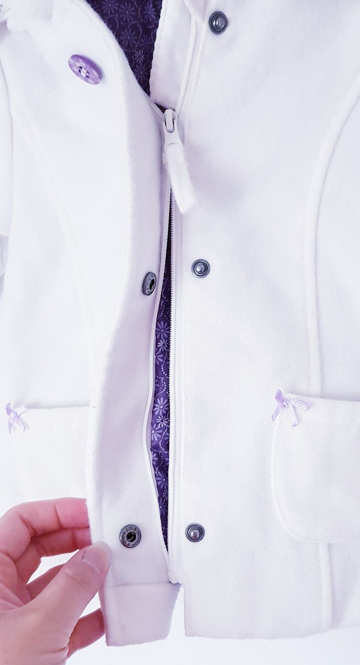 💜 Manteau caban avec moufles - Prémaman/TCF - 9 mois 💜 - photo numéro 6