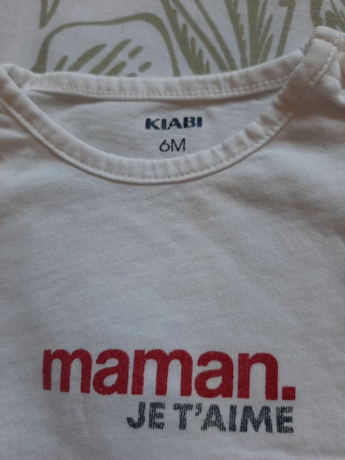 Tee-shirt manche longue 6mois - photo numéro 2