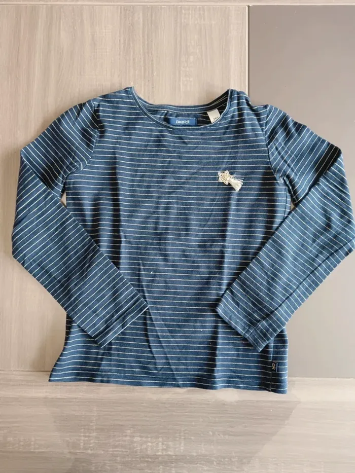 T-shirts manches longues okaïdi 6 ans fille