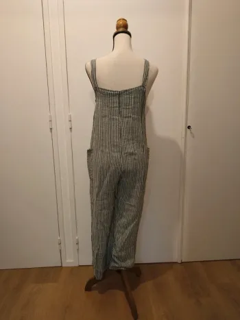 Salopette à rayures