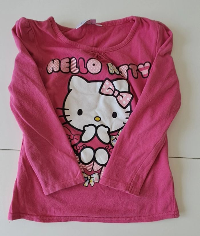 Tee-shirt manches longues Hello Kitty 4 ans