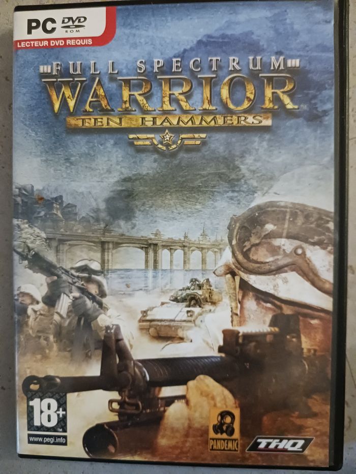 Jeu PC full spectrum warrior