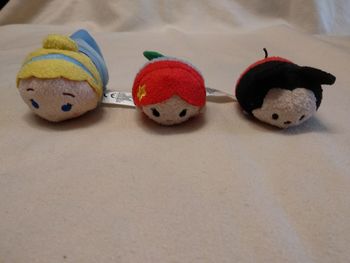 3 peluches Tsum Tsum Disney 