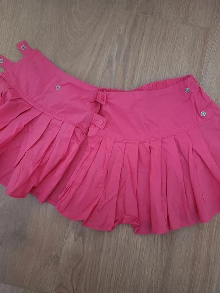 Jupe portefeuille rose fuchsia Obaïbi 12 mois - photo numéro 4