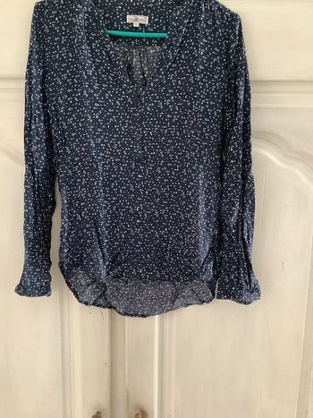 Chemise bleu et blanc