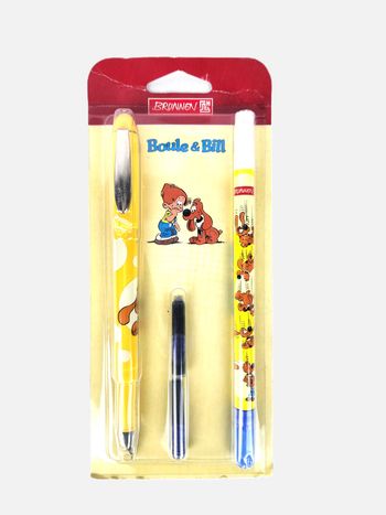 Set d'écriture Boule & Bill - Papeterie Brunnen Neuf sous Blister