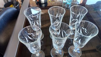 Verre a pied très bon état lot de 6 lot