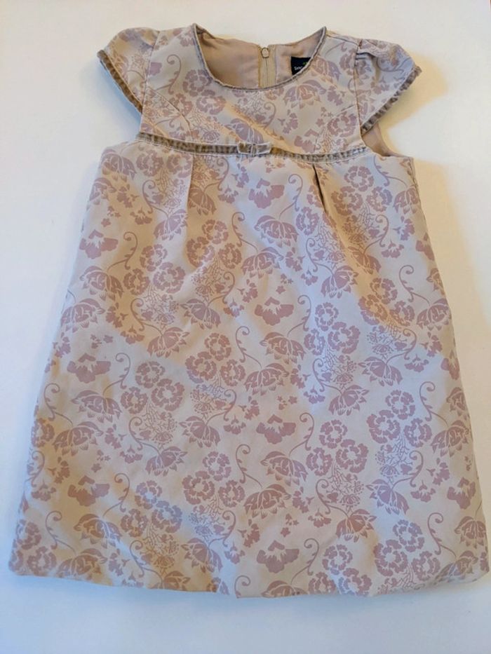 Robe fleurie Sergent major 18 mois 81 cm avec mancherons - photo numéro 2