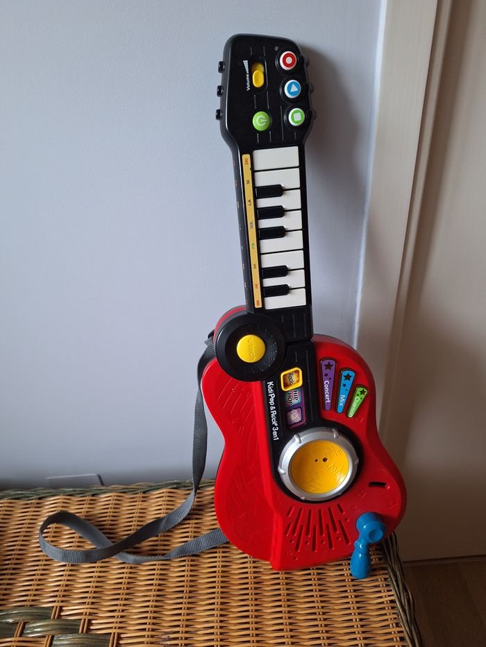 Kidi Pop & Rock 3 en 1 : piano, batterie et guitare Vtech