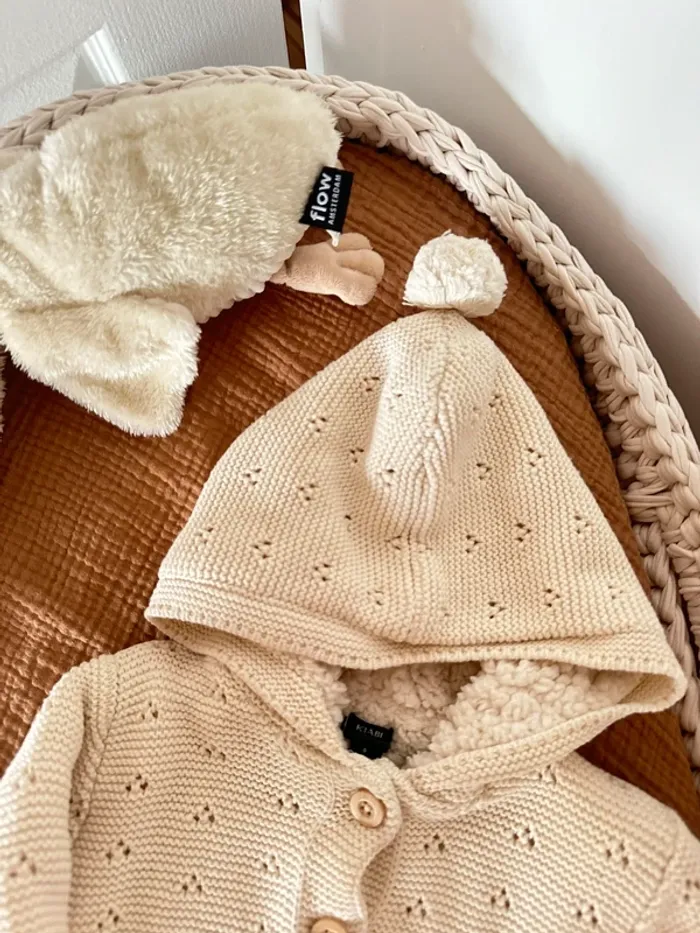 Gilet à capuche doublé en sherpa - photo numéro 3