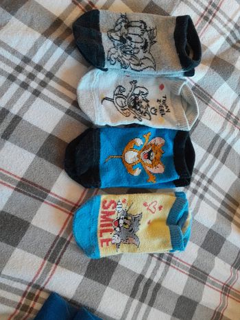 Lot de 5 paires de chaussettes Tom et Jerry 23 26