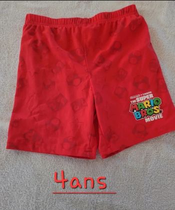 Short léger /pyjama mario bros 