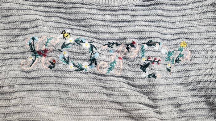 Pull Floral gris Springfield - photo numéro 2