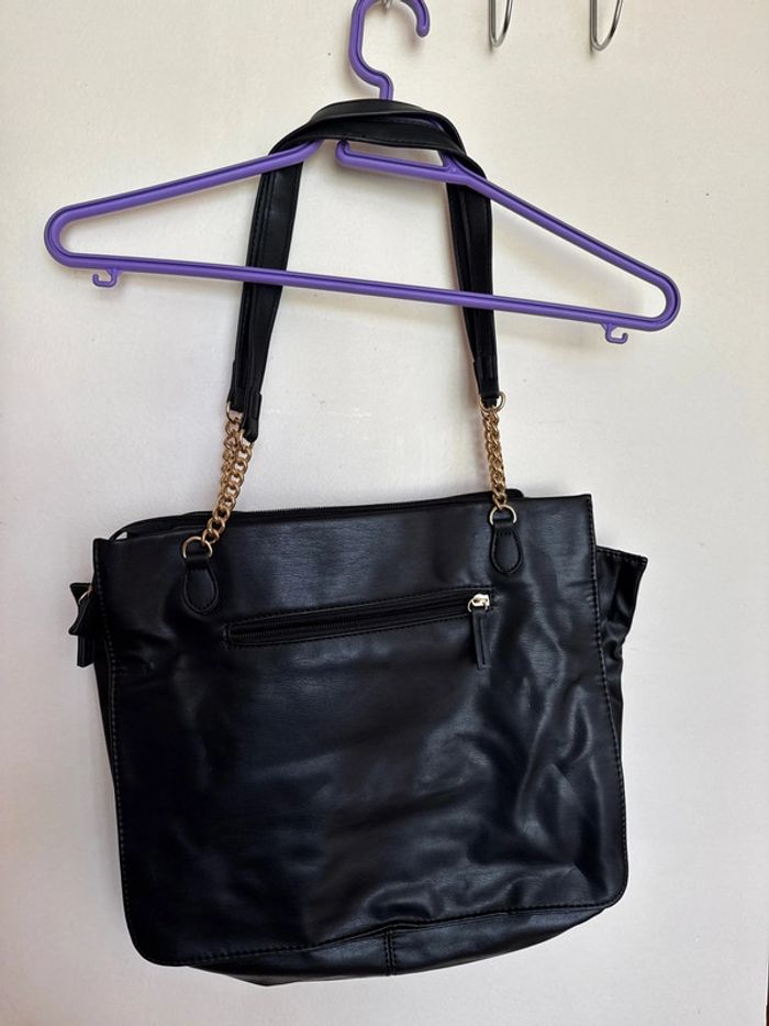 Sac à main, noir et doré. - photo numéro 6