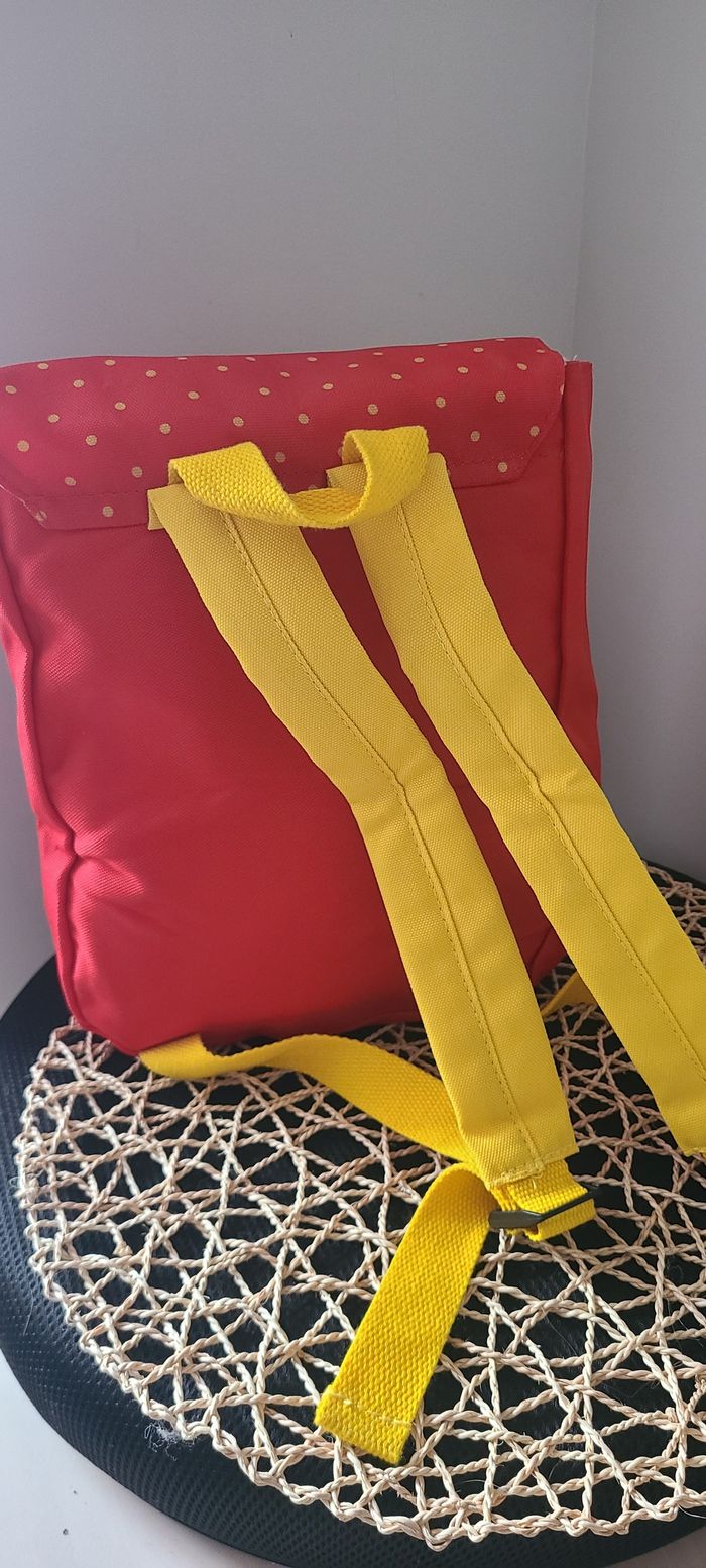 Sac à dos rouge Petit Ours Brun - photo numéro 2