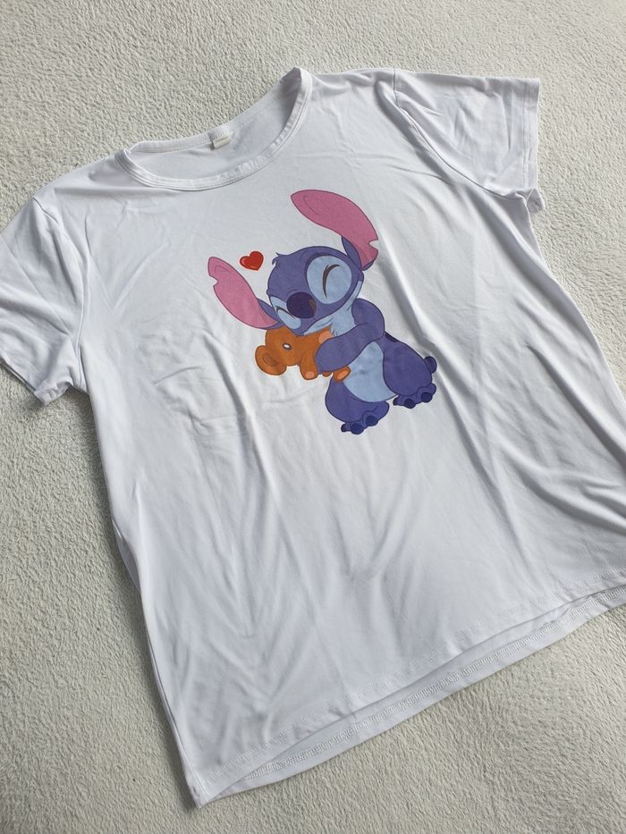 T-shirt Stitch Blanc XL - photo numéro 3