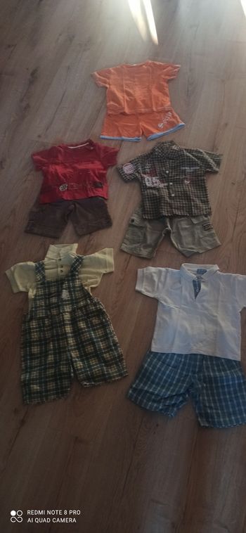 Lot de 5 ensembles ete 2 ans