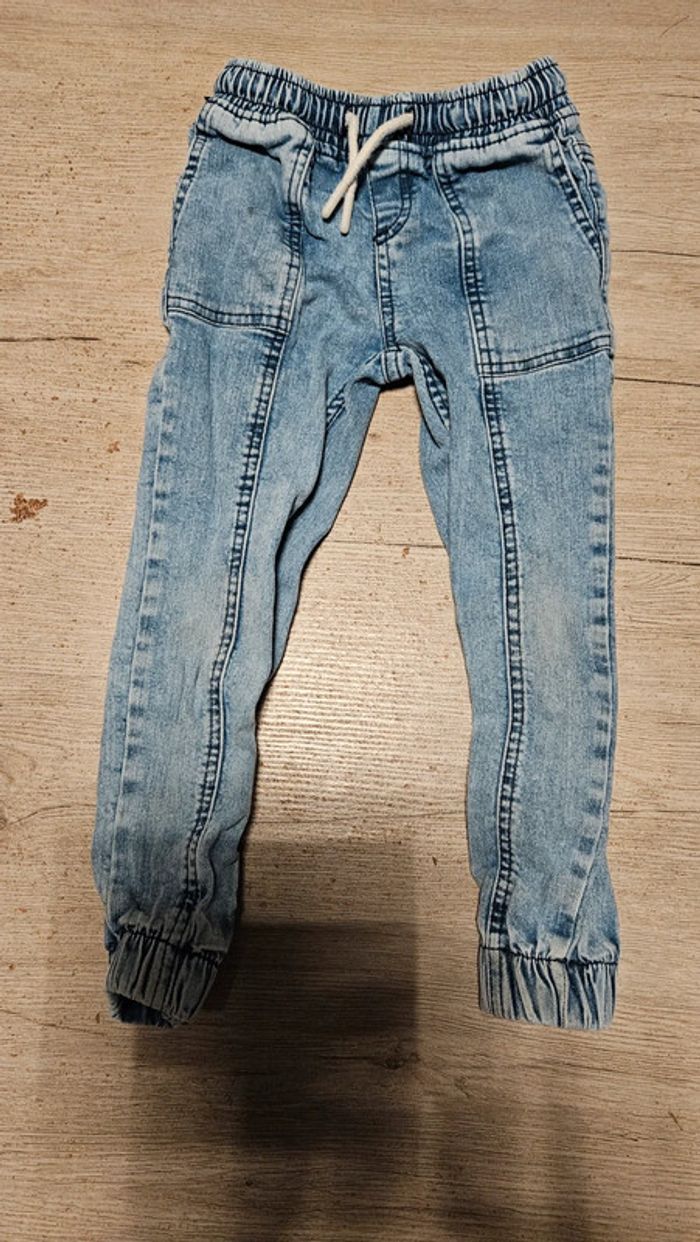 Jean s sport, bleu clair, elastique dans le bas, Kiabi, 6 ans - photo numéro 2